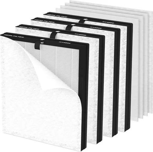 Vista 8 de HY4866 Filtro de repuesto de alta calidad compatible con Morento HY4866, HEAPETS P358, Westhey HY4866 y YIOU M1 purificador de filtro de aire, 2