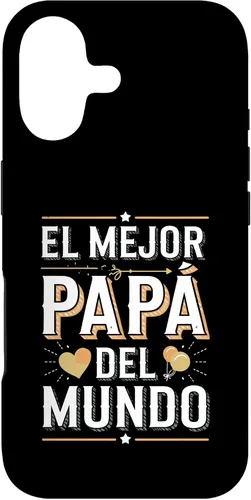 Vista 32 de El Mejor Papá Del Mundo Spanish Dad Quote Case for iPhone 16
