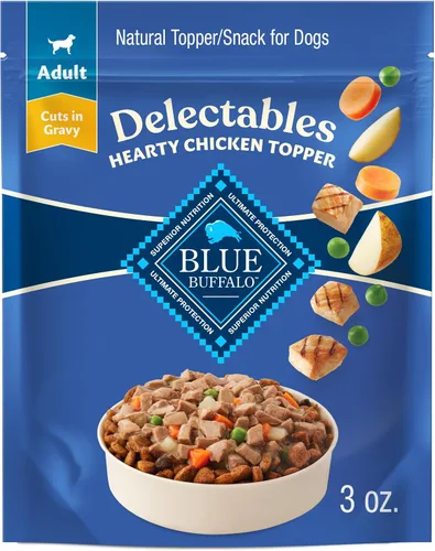 Vista 16 de Blue Buffalo Delectables - Cubrealimentos para perros sin granos de carne