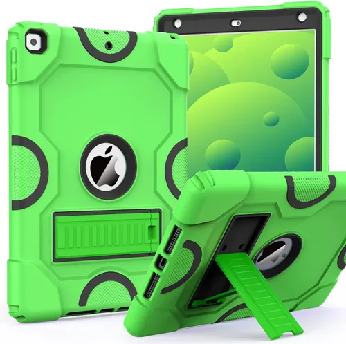 Vista 16 de ZoneFoker - Funda para iPad de 9.ª generación, funda para iPad de 8.ª y 7.ª generación, funda para iPad de 10.2 pulgadas 2021/2020/2019, funda Negro