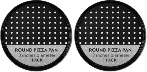 Vista 13 de Restaurantware Met Lux - Bandeja de cocina para pizza comercial de 10 pulgadas, 1 bandeja de cocina para pizza estilo cupé – Bandeja redonda