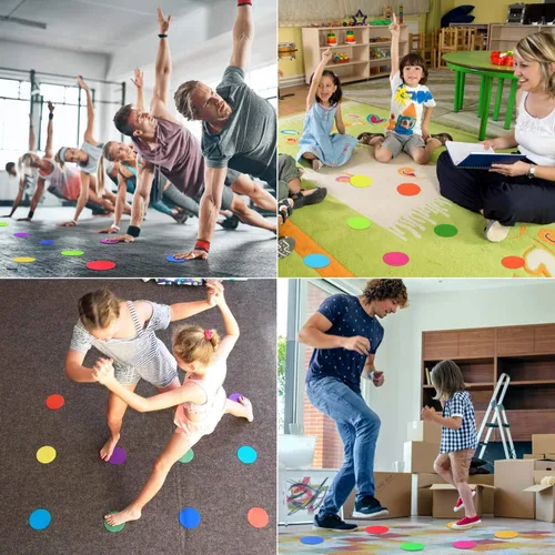 Vista 5 de 90 marcadores de alfombra para piso, puntos de alfombra shynek para aula, marcadores de alfombra para suministros de profesores, escuela primaria