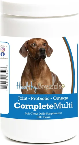 Vista 77 de Healthy Breeds Affenpinscher todo en uno multivitamínico suave masticable 120
