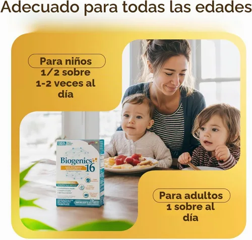 Vista 7 de LABO Nutrition Biogenics 16 - Soporte intestinal, inmunológico