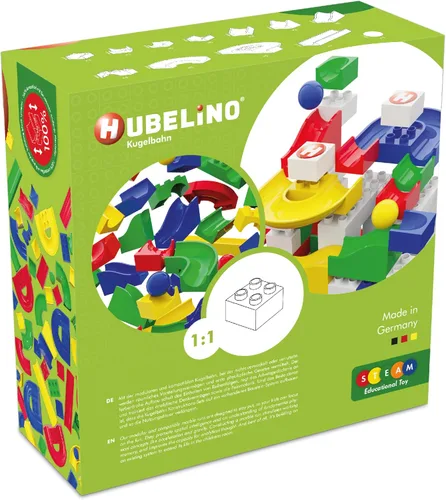 Vista 4 de Hubelino 55 piezas Run Elements - El juego de expansión original Marble Run - Fabricado en Alemania