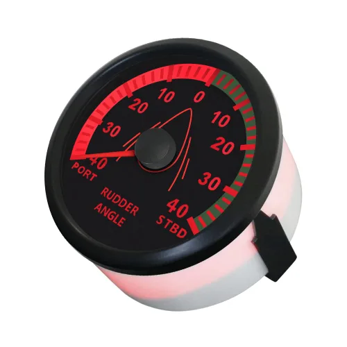 Vista 3 de ELING - Indicador de ángulo de timón garantizado de 0 a 190 ohmios con luz de fondo de 85 mm, 12 V/24 V