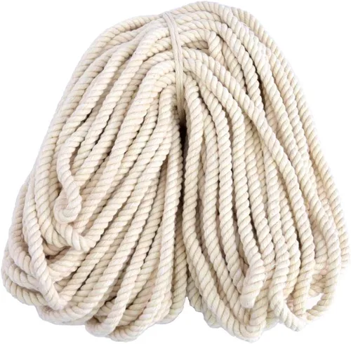 Vista 15 de Cuerda de algodón de 0.039 pulgadas para macramé de 820 pies para cocina, cuerda para asar, atar carne, pavo, envoltura de regalos, manualidades