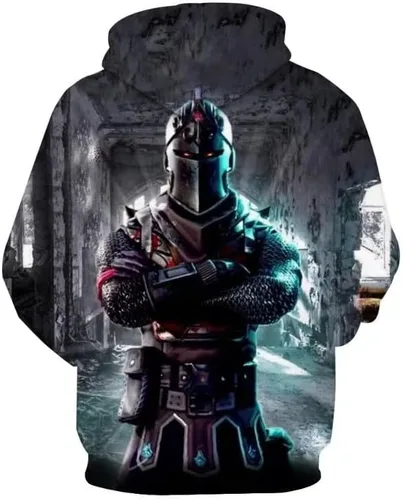 Vista 2 de RONGANDHE Sudadera Hooide con estampado 3D juvenil para niños