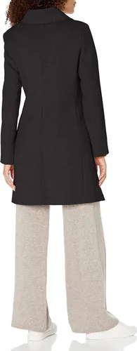 Vista 2 de Kenneth Cole Lana Melton clásica asimétrica para mujer