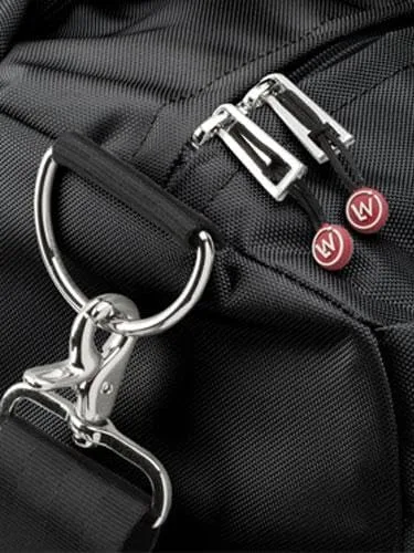 Vista 3 de Live Well 360 Bolsa de lona para gimnasio para hombres o mujeres Bolsa con zapatos, laptop y compartimento húmedo Bolsa de hombro perfecta