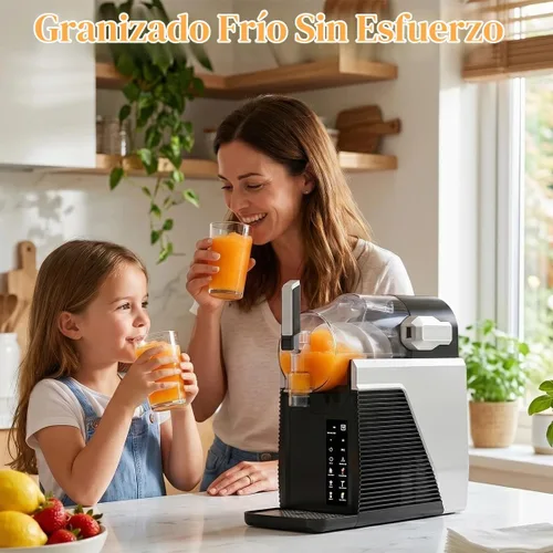 Vista 7 de COWSAR Máquina de granizado para el hogar 68 oz Frozen Drink Maker Textura ajustable