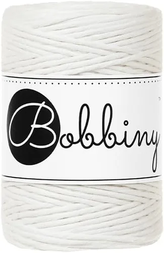 Vista 37 de Bobbiny Cordón de macramé de una sola capa para bebé de 0.069 pulgadas (100% algodón reciclado)