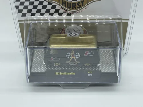 Vista 2 de M2 Machines 1963 Ford Econoline Escala 1:64 HS12 20-89 Negro Oro por M2 Coleccionable 1 de 5500