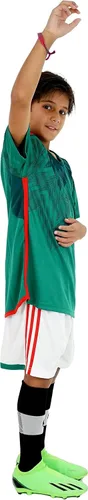 Vista 4 de PAIRFORMANCE Uniformes de fútbol para niños, camiseta deportiva de equipo y pantalones cortos para niños, ropa deportiva, unisex, de 4 a 14 años