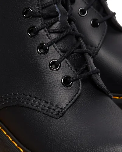 Vista 9 de Dr. Martens Botas con tacón y 8 ojales para mujer, estilo militar