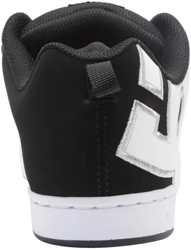 Vista 6 de DC Womens Dc Women's Court Graffik Casual Skate Shoe Plantilla blanca y negra