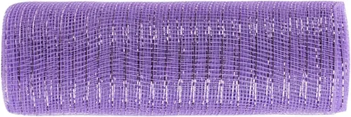 Vista 4 de YYCRAFT cinta metálica de malla de poliéster para decoración y manualidades, 10 yardas Rosa