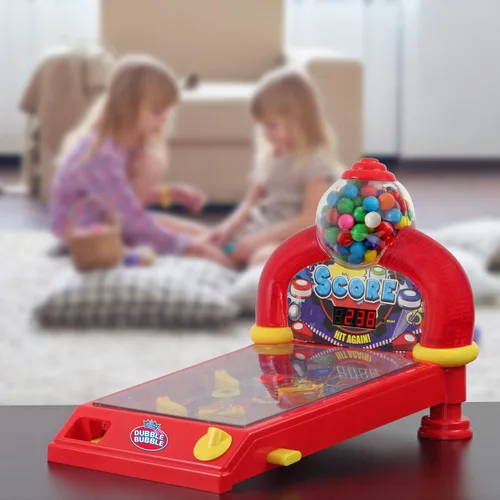 Vista 2 de Dubble Bubble DB100P Pinball Gumball Machine - Luces - Sonidos (Rojo)