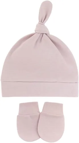 Vista 4 de Gorro de punto ajustable de algodón suave y lindo para bebé unisex