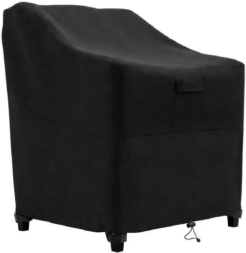 Vista 13 de Funda para silla de muebles de exterior de patio - Premium Heavy Duty - Gris
