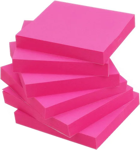 Vista 5 de Early Buy Notas adhesivas 3x3 autoadhesivas negras 6 blocs, 90 hojas/bloc