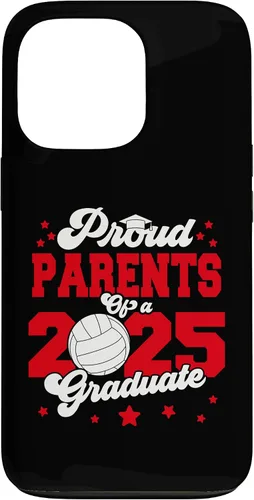Vista 10 de iPhone 16 Parents of a 2025 Graduate Prom Graduation 25 VolleyBall Case