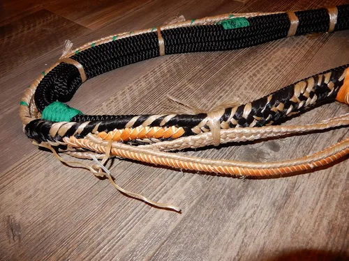 Vista 3 de Alligator EPT - Cuerda de toro de nailon negro sobre bronceado Poly Pro 9/7 mano izquierda suave 3/4 x 3/4 toros Rodeo 16