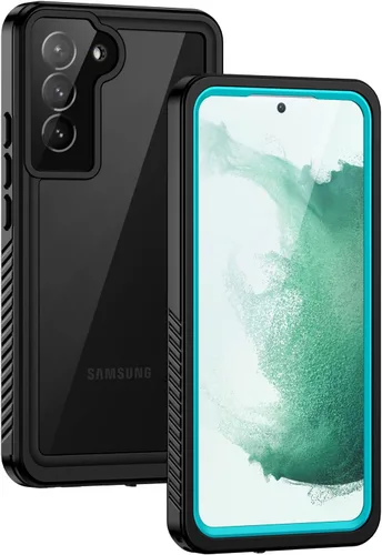 Vista 12 de Lanhiem Funda para Samsung Galaxy S22, IP68 impermeable a prueba de polvo con protector de pantalla integrado, funda protectora de cuerpo completo