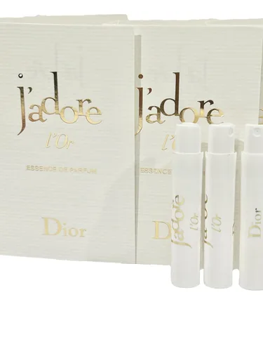 Vista 2 de Dior Muestra de perfume J'adore L'Or Essence De Parfum Mujer 0.0 fl oz / 0.03 fl oz Set de 3