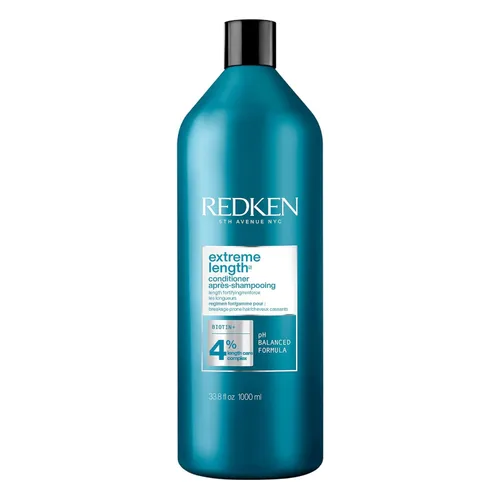 Vista 8 de Redken Extreme Length Biotin Conditioner For Longer Hair – Promotes Healthy Hair Growth, Strengthens & Detangles Damaged Hair, Infused With Biotin &
