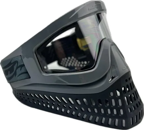 Vista 3 de Empire Axe 2.0 - Marcador de pistola de paintball de competición con paquete de máscara de paintball JT Proflex-X Negro polvo/Negro polvo