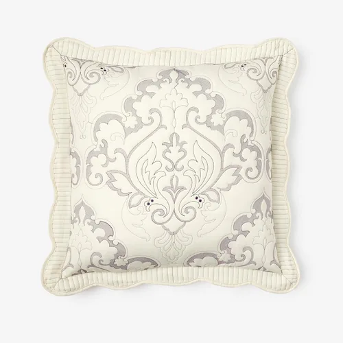 Vista 36 de BrylaneHome Amelia - Funda de almohada King, color rosa baya.