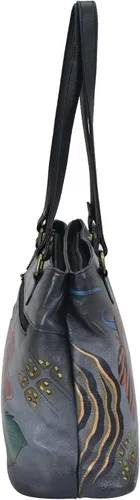 Vista 5 de Anna by Anuschka - Bolso de hombro con diseño de piel auténtica