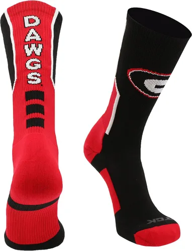 Vista 28 de TCK NCAA Perimeter Crew Socks, calcetines deportivos de equipo de rendimiento atlético para hombres y mujeres, absorben la humedad, con licencia