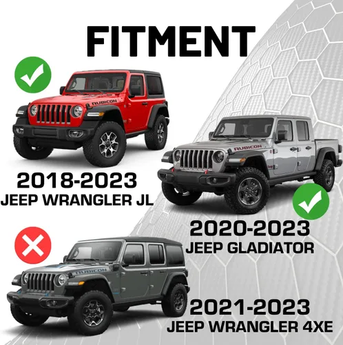 Vista 6 de Bulletpoint RubiGrid - Soporte para teléfono con plataforma de montaje en tablero para Wrangler JL 2018-2023 (NO 4xe) + Gladiator 2020-2023