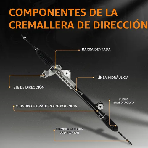 Vista 4 de BRTEC 22-277 Conjunto de piñón y cremallera hidráulica de dirección asistida 2WD