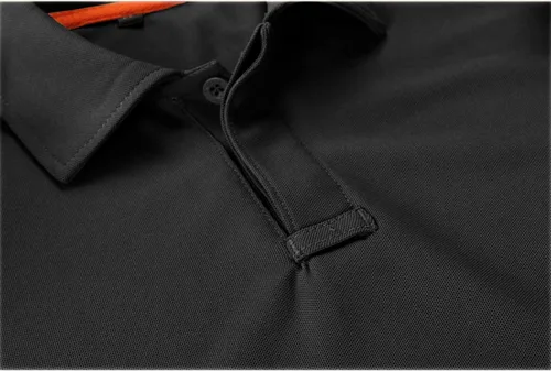 Vista 5 de SWISSWELL Polo de manga corta para hombre polo de golf casual atlético de secado rápido para correr tenis senderismo Bandera negra