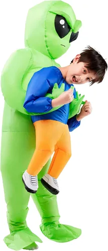 Vista 4 de Spooktacular Creations - Disfraz inflable de Halloween para niños, disfraz inflable de cuerpo completo