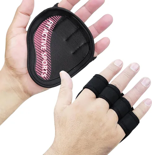 Vista 10 de Guantes de entrenamiento Fit Active Sports para el gimnasio - Agarres duraderos para el gimnasio y almohadillas de agarre - Acolchado de goma