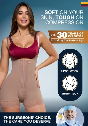 Vista 5 de Sonryse Stage 2 faja Tummy Tuck Compression Garment Faja Body Shaper Shapewear for Women Fajas Colombianas Moldeadoras