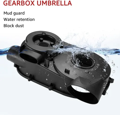 Vista 8 de HAKA TOUGH Cubierta de embrague interior con cubierta de cinturón de aluminio Protector de protección para 2018-2022 Can Am Maverick X3 Max R RR