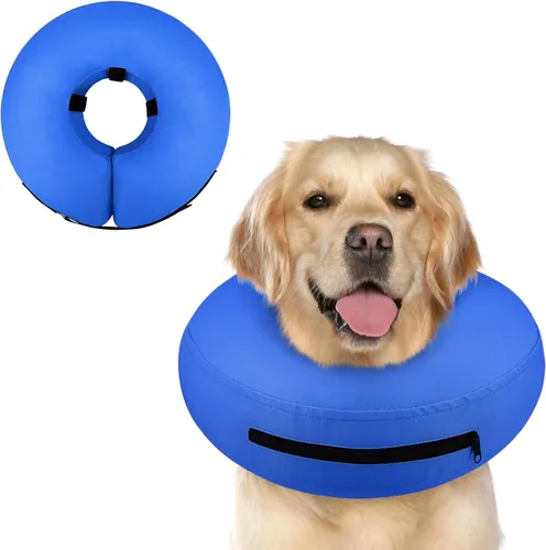 Vista 15 de Supet - Collar isabelino inflable para recuperación, posoperatorio