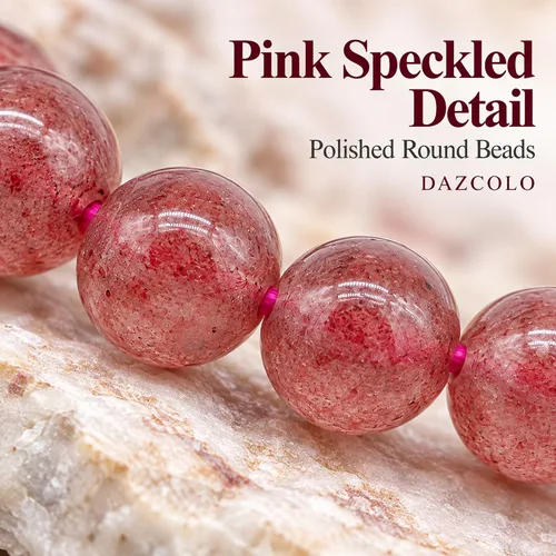Vista 4 de Pulsera ajustable de 8 mm con gemas naturales, pulseras unisex de cristal hechas a mano para meditación, yoga, sanación espiritual y energía