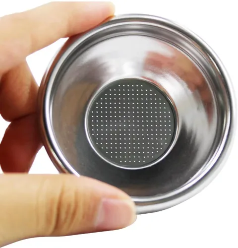 Vista 3 de Cesta de filtro no presurizada de 2.126 in para portafiltro Breville de 2.126 in, tamiz de una sola taza, 0.35 oz de capacidad de polvo, cesta