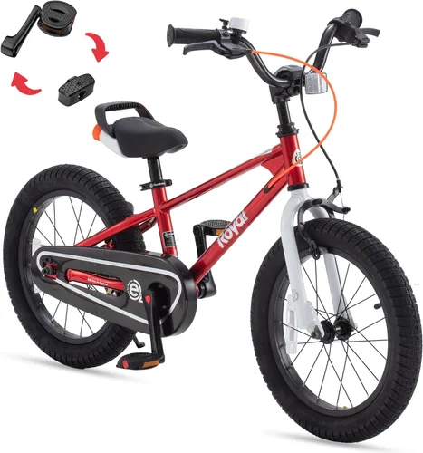 Vista 23 de RoyalBaby EZ Kids Bike 12 14 16 18 20 Inch Balance Pedal 2-in-1 Training Bicycle Boys Girls Ages 3 to 12 Years Easy Learn for Beginners