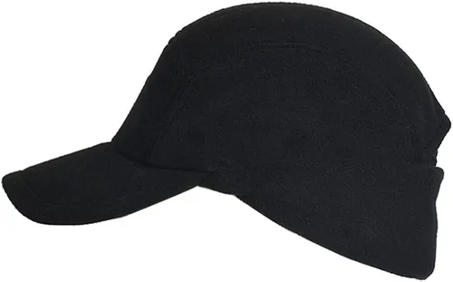 Vista 6 de Sombrero de invierno atlético para mujer con agujero para cola de caballo, gorro de forro polar para correr para mujer
