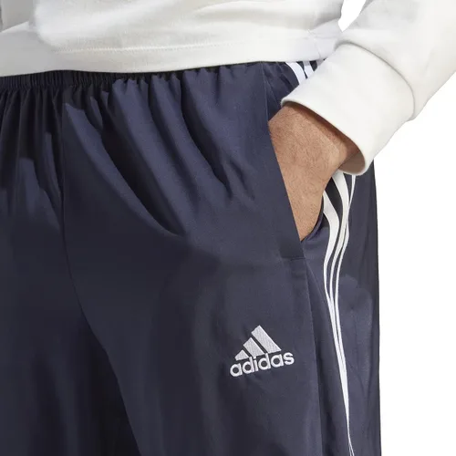 Vista 4 de adidas Aeroready Essentials - Pantalones tejidos con puños de 3 rayas para hombre