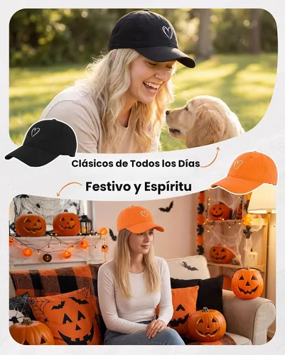 Vista 8 de American Trends Gorras de béisbol para mujer, lindo corazón bordado para Armada con corazón blanco