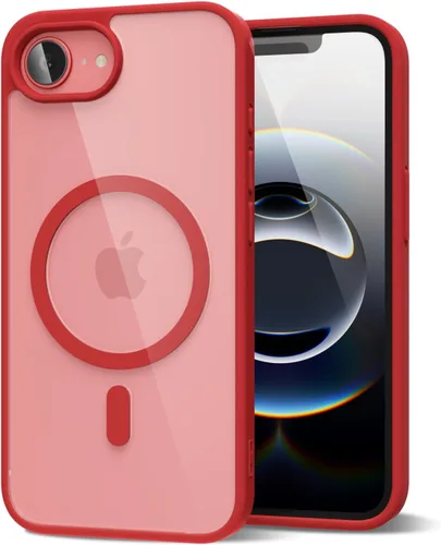 Vista 68 de oakxco Funda magnética transparente compatible con Magsafe, bonita funda delgada y transparente de poliuretano termoplástico no amarillenta, carcasa
