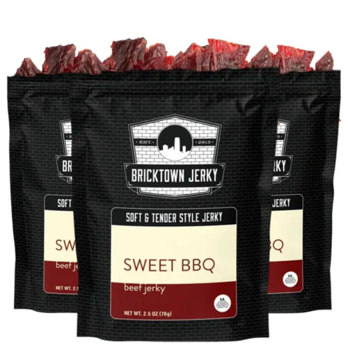 Vista 19 de Honey Pepper Soft and Tender Style Best Beef Jerky - Paquete de 3 - Prueba nuestra carne seca de res suave de mejor sabor - 7.5 onzas en total.